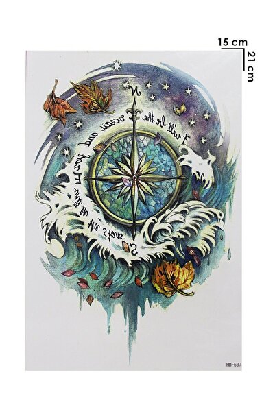 TAKIŞTIR Geçici Pusula Dövme Tattoo