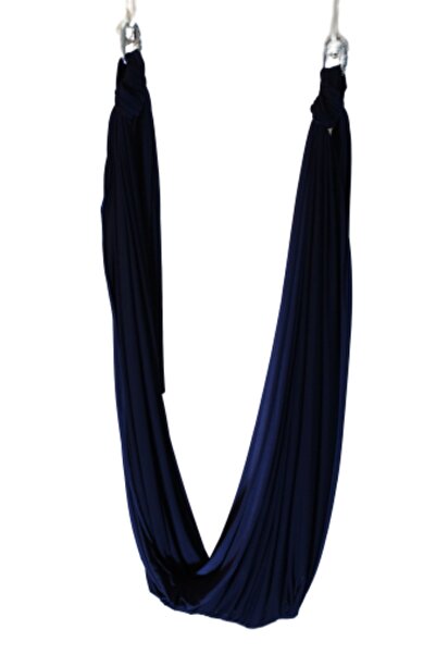 OmSiva مجموعة أرجوحة اليوغا باللون الأزرق الداكن