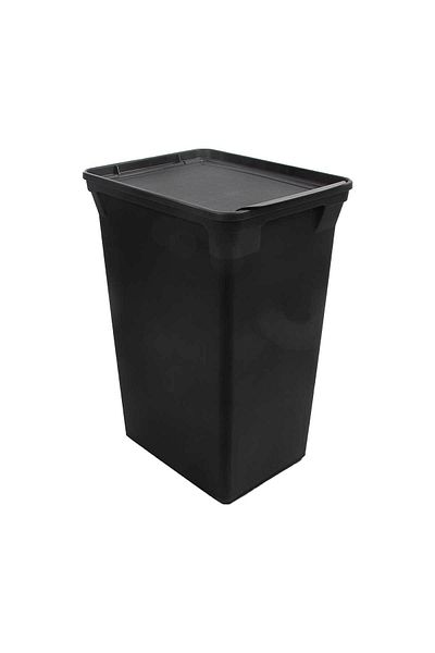 QUTU Trashbin Black 40 L Πλαστικός κάδος απορριμμάτων