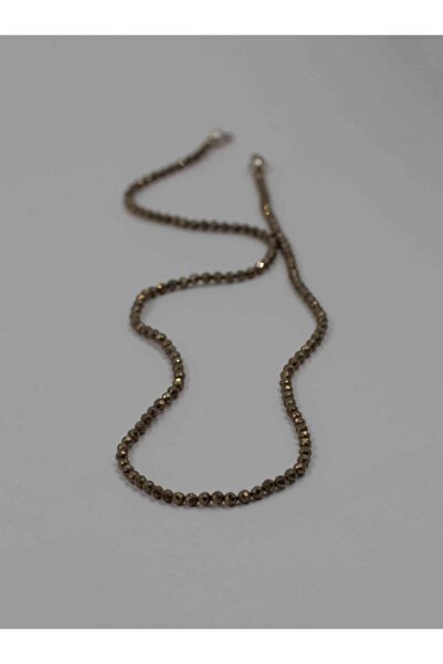 Mucize Taş Pirit Taşı Doğaltaş İnce Kolye 2 mm