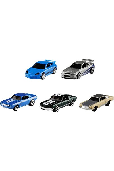 HOT WHEELS 5'li Araba Seti Fast & Furious Nissan Skyline Gt-r