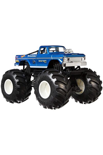 HOT WHEELS Monster Trucks 1:24 Arabalar Bigfoot Fyj83-gtj39