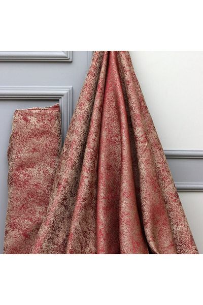 LEVENT ÖZEL Jacquard Background Curtain Fabric 100x280 Dejavu