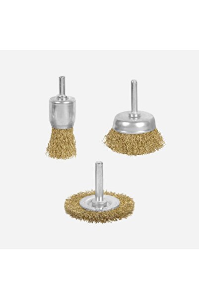 Rtrmax PİMLİ TEL FIRÇA 3 LÜ SET