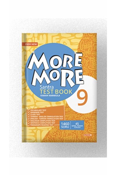 Kurmay Yayınları 9.sınıf More & More Englısh Santra Test Book