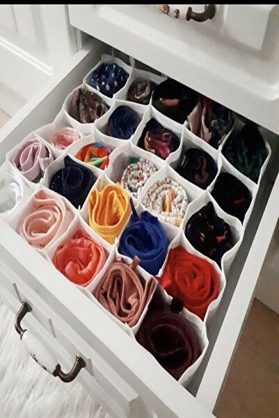 SELÇUK SÖNMEZ 2 τεμάχια οργανωτήρα με 30 θήκες (για κάλτσες, εσώρουχα κ.λπ.)