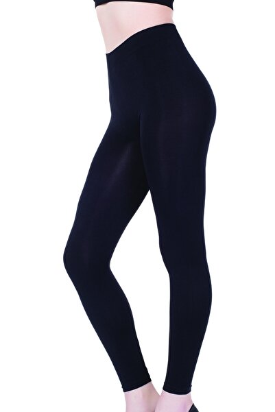 Form Angel Γυναικείο μαύρο καλσόν αδυνατίσματος χωρίς ραφές 5410