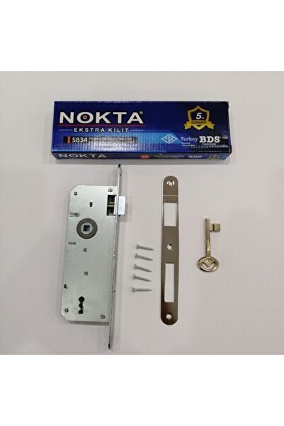 Nokta قفل باب داخلي بيضاوي 40 مم من النيكل