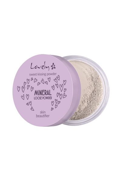 Lovely Mineral Loose Powder Powder Matte and Transparent