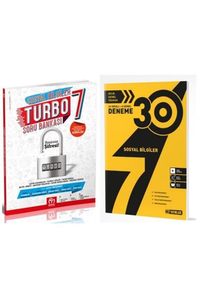 Model Eğitim Yayınları Model Yayınları 7.sınıf Turbo Sosyal Bilgiler Soru Ban...