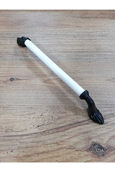 ARON 1785-85-000 Siyah Rustik Porselen Kulp Mobilya Vestiyer Çekmece Dolap Ko...