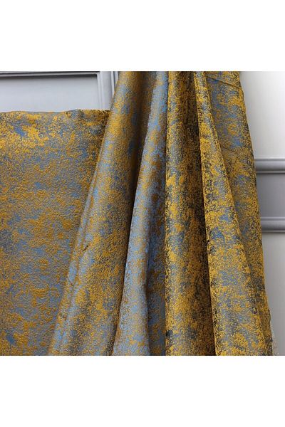LEVENT ÖZEL Jacquard Background Curtain Fabric 100x280 Dejavu