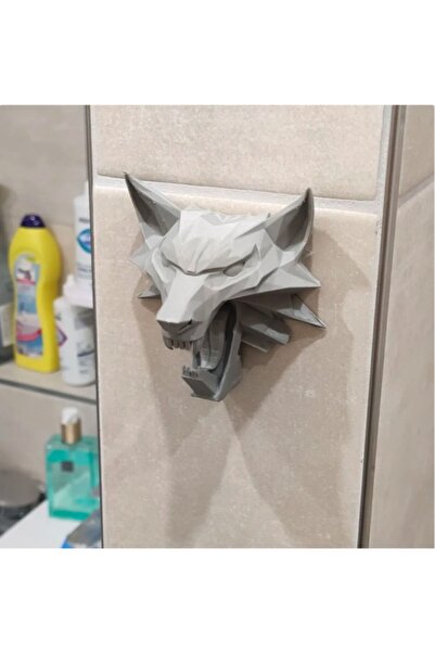 Genel Markalar Witcher Kurt Duvar Banyo Havlu Elbise Kıyafet Askısı