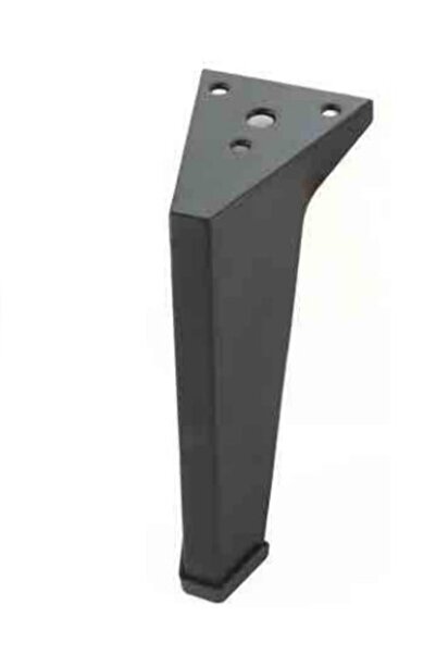 KARAKOÇ , Vena 12 Cm Metal, Siyah Koltuk,baza,mobilya, Ayağı (4 ADET)