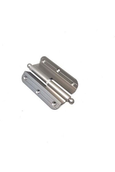 ARON 1061 10cm Oval Aluminum Hinged Door Hinge Right