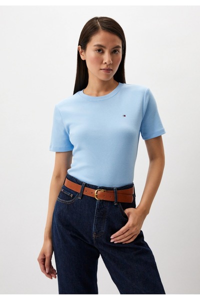 Tommy Hilfiger Slim Fit Dar Cut Cotton Tshirt