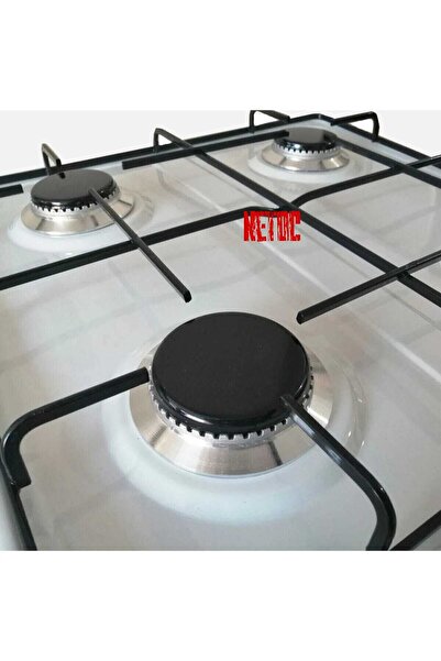 Netoc LÜX 4 GÖZLÜ OCAK TÜPLÜ (LPG)-(BEYAZ)