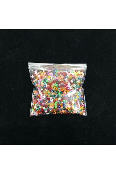 hobimon Mărgele de sticlă colorate Oya (dimensiune mică) - 50gr - Mărgele de scris