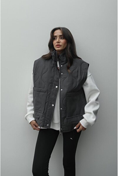 Havoş Καπιτονέ γιλέκο με τσέπη καπνιστή τσάντα