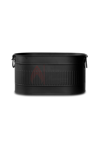 Şömine Aksesuarcısı Siyah Şık Kaliteli Oval Odunluk , Şömine Odunluk , Şömine...