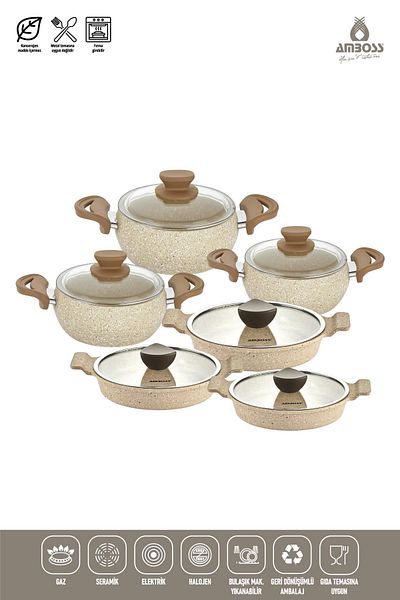 Amboss Diana 12 Piece Pot and Pan Set