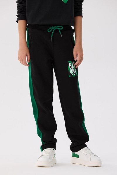 Bikkembergs Bg Store Boy's Black Sweatpants