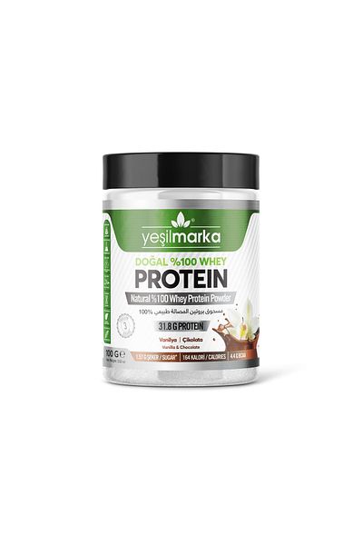 yeşilmarka 100g Natural Whey Protein Powder - Vanilla / Cocoa