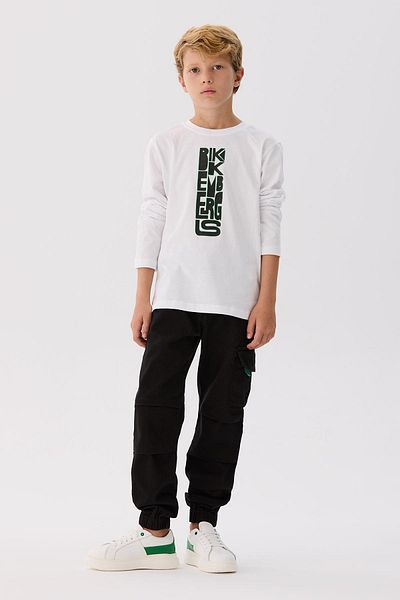 Bikkembergs Bg Store Boy's White T-Shirt