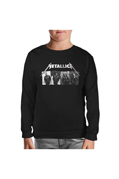 Lord T-Shirt ميتاليكا - سويت شيرت باند إليمنتس وول للأطفال باللون الأسود