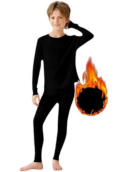 Uniquetrenders Σετ εσώρουχα για αγόρι με θερμικό κάτω μέρος