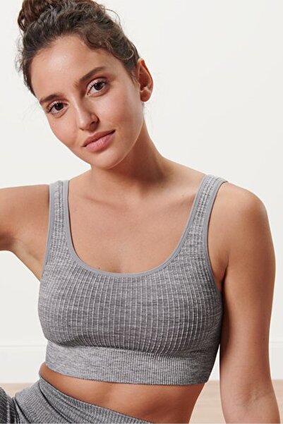 Tchibo Women Sport Fit Sleeveless Training Top, Grey