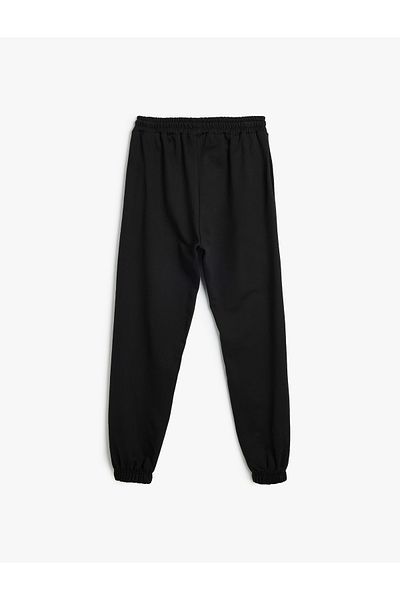 Koton Παντελόνι Jogger με τσέπες και δέσιμο στη μέση με τρεις κλωστές