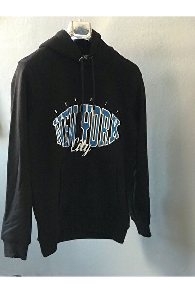More Black Hooded Unisex New York City Sweatshirt