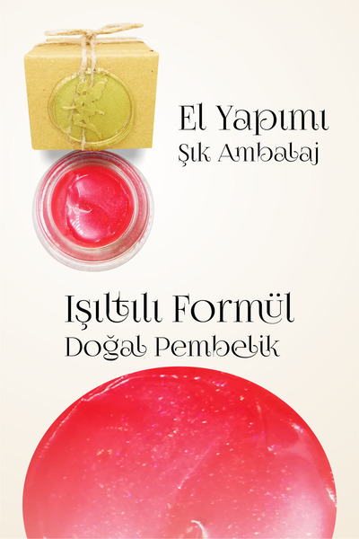 Oinone Doğal Görünümlü Işıltılı Krem Allık, Nemlendirici Dudak Balmı, Aydınlatıcı, Çilekli