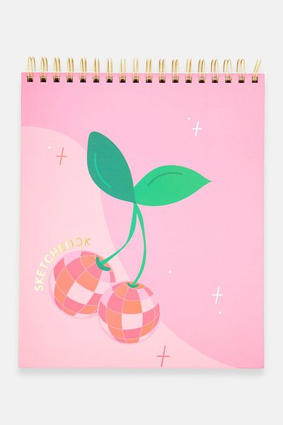 Paperbuzz دفتر رسم فني شخصي، مجموعة باللون الوردي