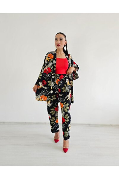 Altı Üstü Butik Морквяний костюм-кімоно BTX