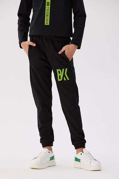 Bikkembergs Bg Store Boy's Black Sweatpants