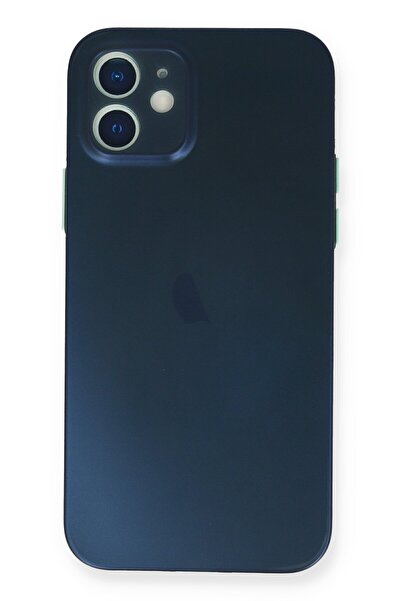 NewFace حافظة هاتف آيفون 12 PP غطاء رفيع للغاية - أزرق SPTGL