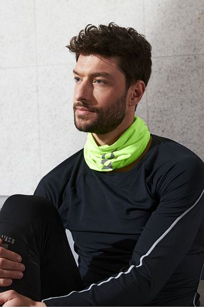 Tchibo Reflective Multifunctional Scarf, Neon Yellow