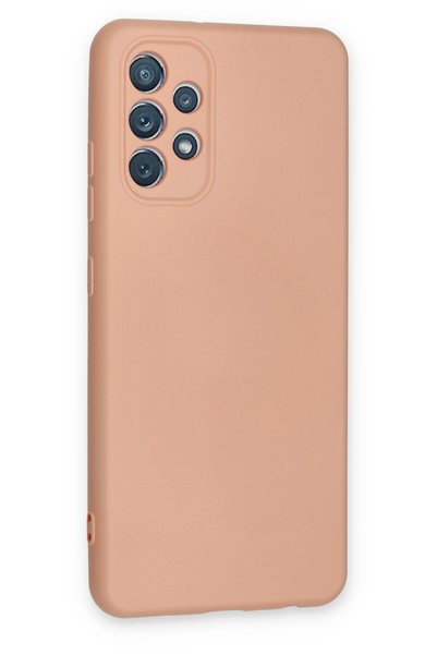New Face SPTRNS Samsung Galaxy A13 4G Kılıf Nano içi Kadife Silikon (222300) - Pudra