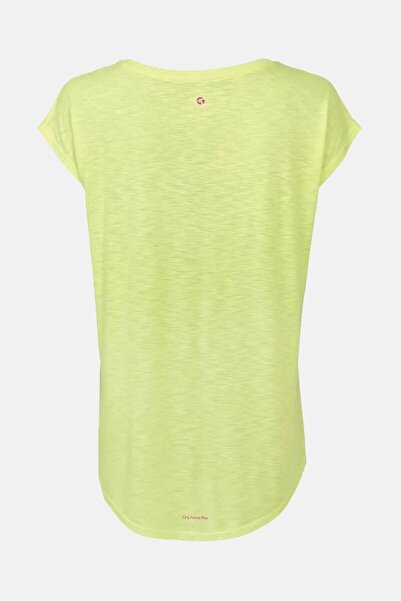 Tchibo Women Sportswear Fit Plain Training Top, Yellow