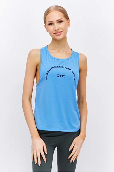 Reebok Women Sportswear Fit Sleeveless Training Tank Top, Blue
