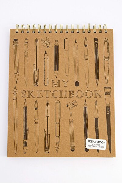 Votum دفتر رسم شخصي، باللون البني والبحري