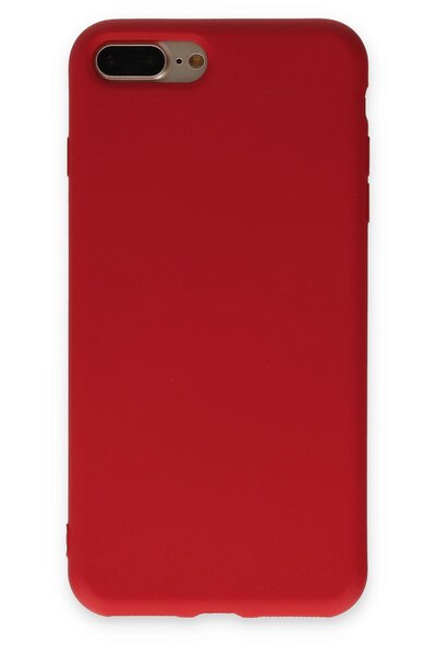 NewFace iPhone 7 Plus Case Nano Inside Velvet Silicone - Red Sptgl