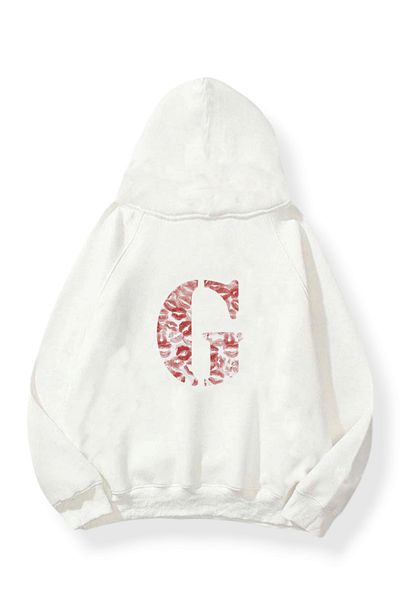 Carpe Hanorac oversize Kiss G cu 3 fire