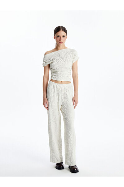 LC Waikiki Γυναικεία Μπλούζα - Σχέδιο Λαιμού Βάρκας