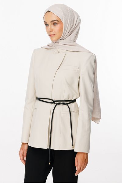 Mooncorn Stone Color Moon Is Pattern Jacquard Shawl