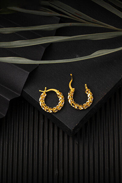 Bilezikci 14 Ayar Altın 2 cm. Halka Küpe