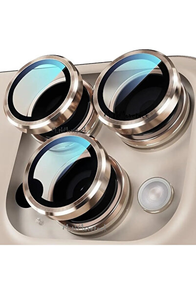 Noppax İphone 16 Pro Max Uyumlu safir aparatlı kamera lens koruyucu kamera ko...