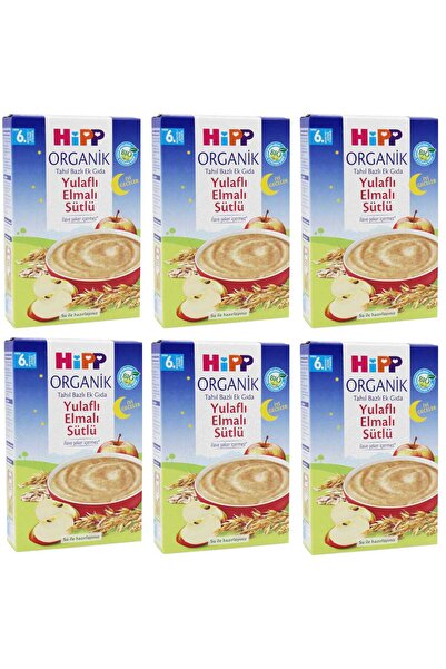 Hipp İyi Geceler Organik Yulaflı Elmalı 6+ Ay Kaşık Maması 250 gr 6 ADET